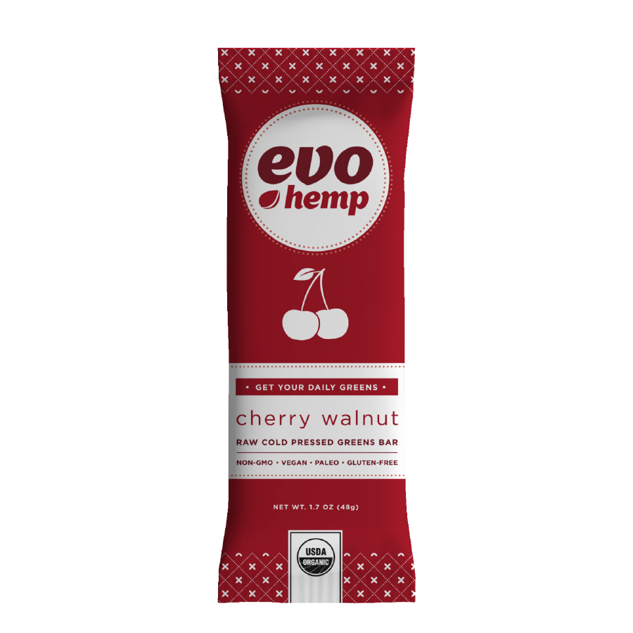 Cherry Walnut Raw Greens Bar