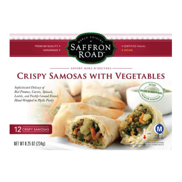 Crispy Samosas with Vegetables Hors D'oeuvres