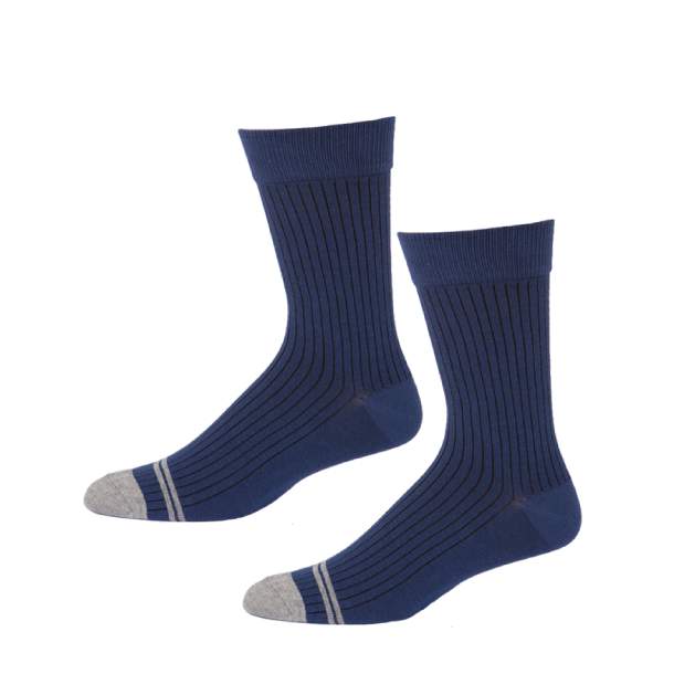 Mens Navy Everyday Crew Sock