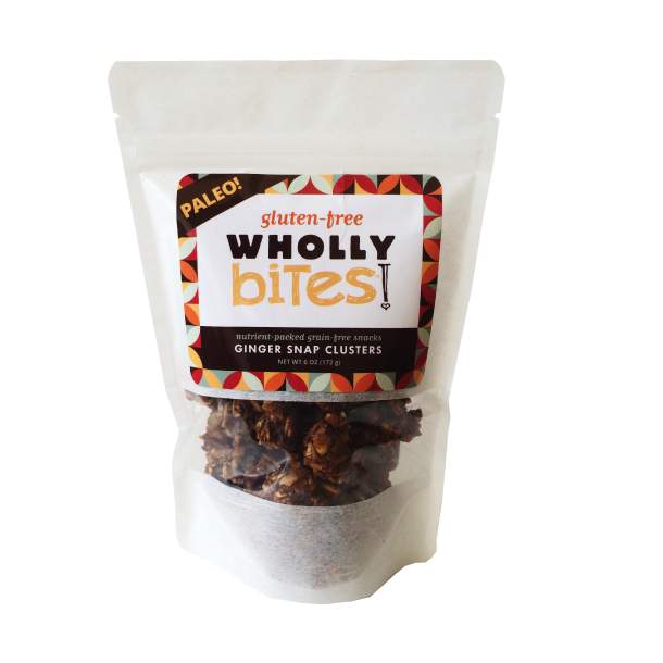Wholly Bites Ginger Snap Clusters